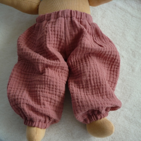 Musselinhose für Puppengröße 37 - 41 cm