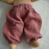 Musselinhose für Puppengröße 37 - 41 cm
