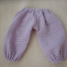 Musselinhose für Puppengröße 38 - 42 cm