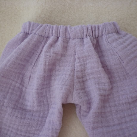 Musselinhose für Puppengröße 38 - 42 cm