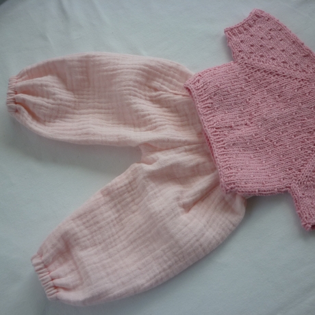 Musselinhose für Puppengröße 38 - 43 cm