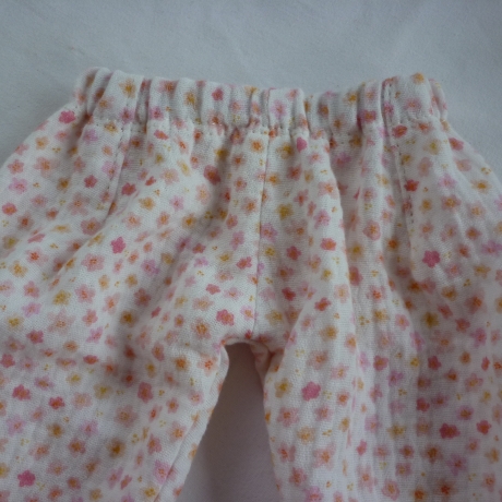 Musselinhose für Puppengröße 38 - 42 cm