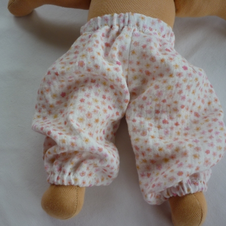 Musselinhose für Puppengröße 38 - 42 cm