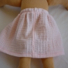 Musselinröckchen für Puppengröße 38 - 42 cm