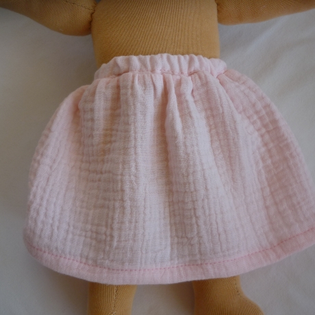 Musselinröckchen für Puppengröße 38 - 42 cm