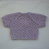 Strickpullover aus Baumwollgarn, Puppengröße bis 40 cm