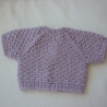 Strickpullover aus Baumwollgarn, Puppengröße bis 40 cm
