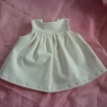 Puppenkleid mit Schürze für Puppengröße 37 - 40 cm