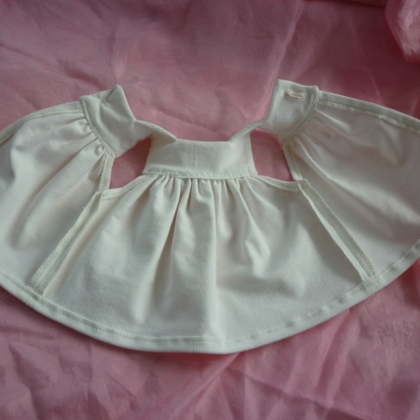Puppenkleid mit Schürze für Puppengröße 37 - 40 cm