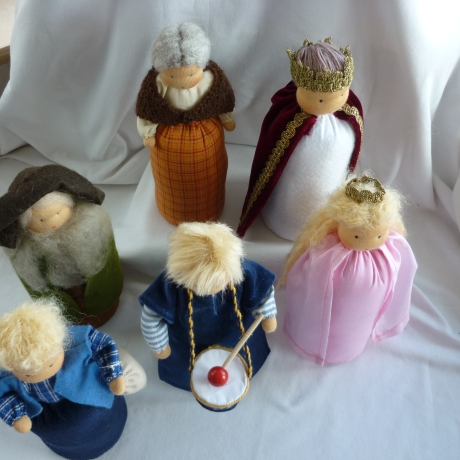 Figuren für Puppenspiel Juraj mit dem Zaubersäcklein