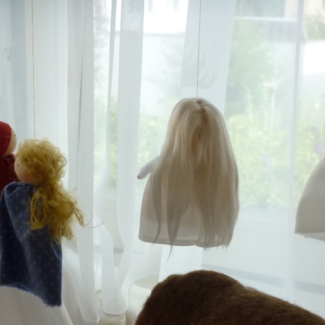 Figuren für Puppenspiel Schneemädchen