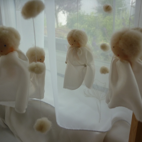 Figuren für Puppenspiel Schneemädchen