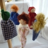 Figuren für Puppenspiel Schneemädchen