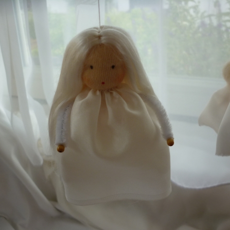 Figuren für Puppenspiel Schneemädchen