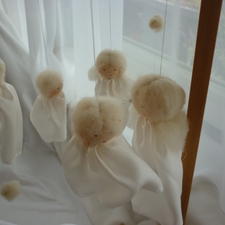 Figuren für Puppenspiel Schneemädchen