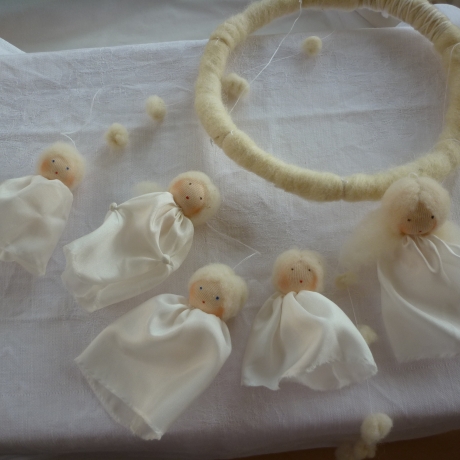 Figuren für Puppenspiel Schneemädchen