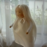 Figuren für Puppenspiel Schneemädchen