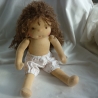 Stoffpuppe nach Art der Waldorfpuppe, Gliederpuppe