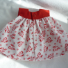 Schürzenkleid. Für Puppengröße 30 - 35 cm