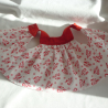 Schürzenkleid. Für Puppengröße 30 - 35 cm