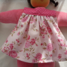 Schürzenkleid. Für Puppengröße 30 - 35 cm