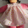 Schürzenkleid. Für Puppengröße 30 - 35 cm