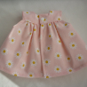 Schürzenkleid. Für Puppengröße 30 - 35 cm