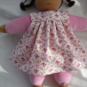 Schürzenkleid. Für Puppengröße 30 - 35 cm