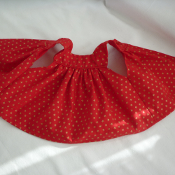 Schürzenkleid. Für Puppengröße 30 - 35 cm
