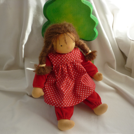 Schlamperle. Stoffpuppe nach Art der Waldorfpuppe