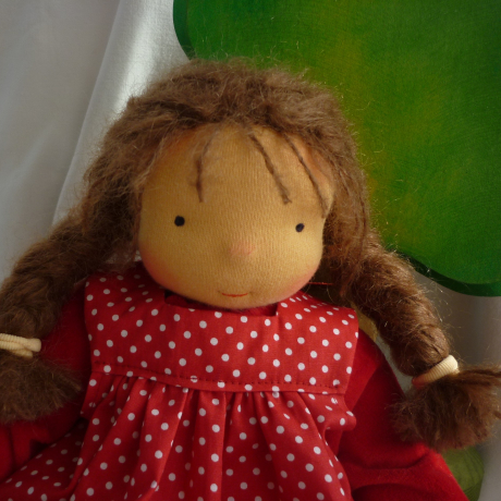 Schlamperle. Stoffpuppe nach Art der Waldorfpuppe