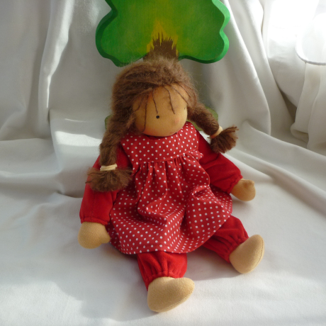 Schlamperle. Stoffpuppe nach Art der Waldorfpuppe