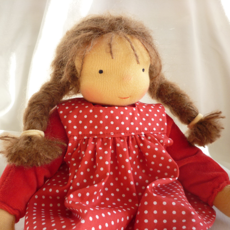 Schlamperle. Stoffpuppe nach Art der Waldorfpuppe