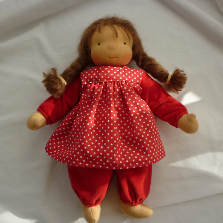 Schlamperle. Stoffpuppe nach Art der Waldorfpuppe