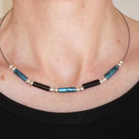 Upcycling Collier aus Kaffeekapseln