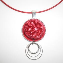 Upcycling Anhänger Krater aus Kaffeekapseln