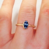 ring in 585 GOLD AQUAMARIN verlobungsring