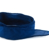 Handgefertigtes Habotai-Seidenband Royalblau 1m Schmuckband