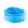 Handgefertigtes Habotai-Seidenband Himmelblau 1m Schmuckband