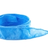 Handgefertigtes Habotai-Seidenband Lichtblau 1m Schmuckband