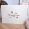 Erinnerungskiste personalisiert aus Holz | Gänseblümchen