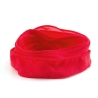 Handgefertigtes Habotai-Seidenband Rot 1m Schmuckband