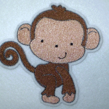 Aufnäher/Applikation - kleiner Affe