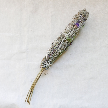 Räucherbündel 'Basilikos' mit Stiel (Smudge Stick)