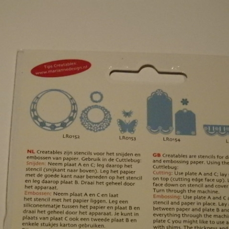 Marianne Design Crea Tables 3 Stanzschablonen Kreise Bordüren 