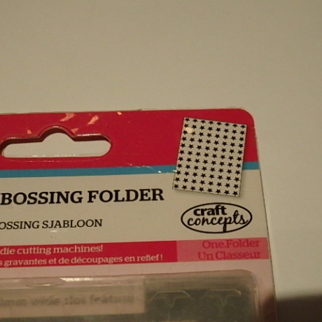 Embossingschablone Sterne Prägeschablone craftconcepts Solidstars