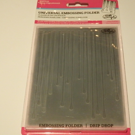 Embossingschablone craftconcepts Drip Drop Tropfen