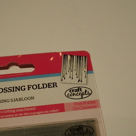 Embossingschablone craftconcepts Drip Drop Tropfen