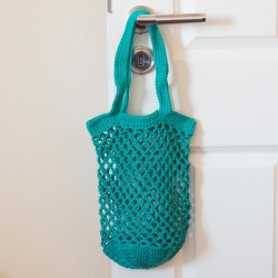 Häkeltasche Einkaufstasche in mintgrün aus Baumwolle gehäkelt Häkeltasche Einkaufstasche in mintgrün aus Baumwolle gehäkelt