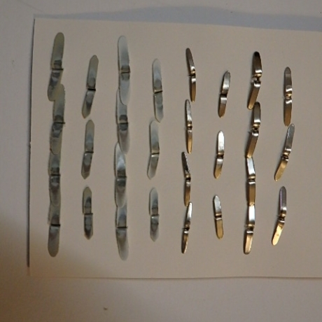 cArt-Us Baby Brads Spreizklammern Kartendeko blau